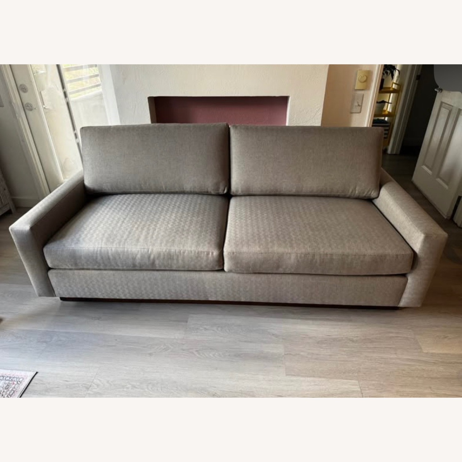 Room & Board Light Gray Fabric 2 Seater Sofa - image-2