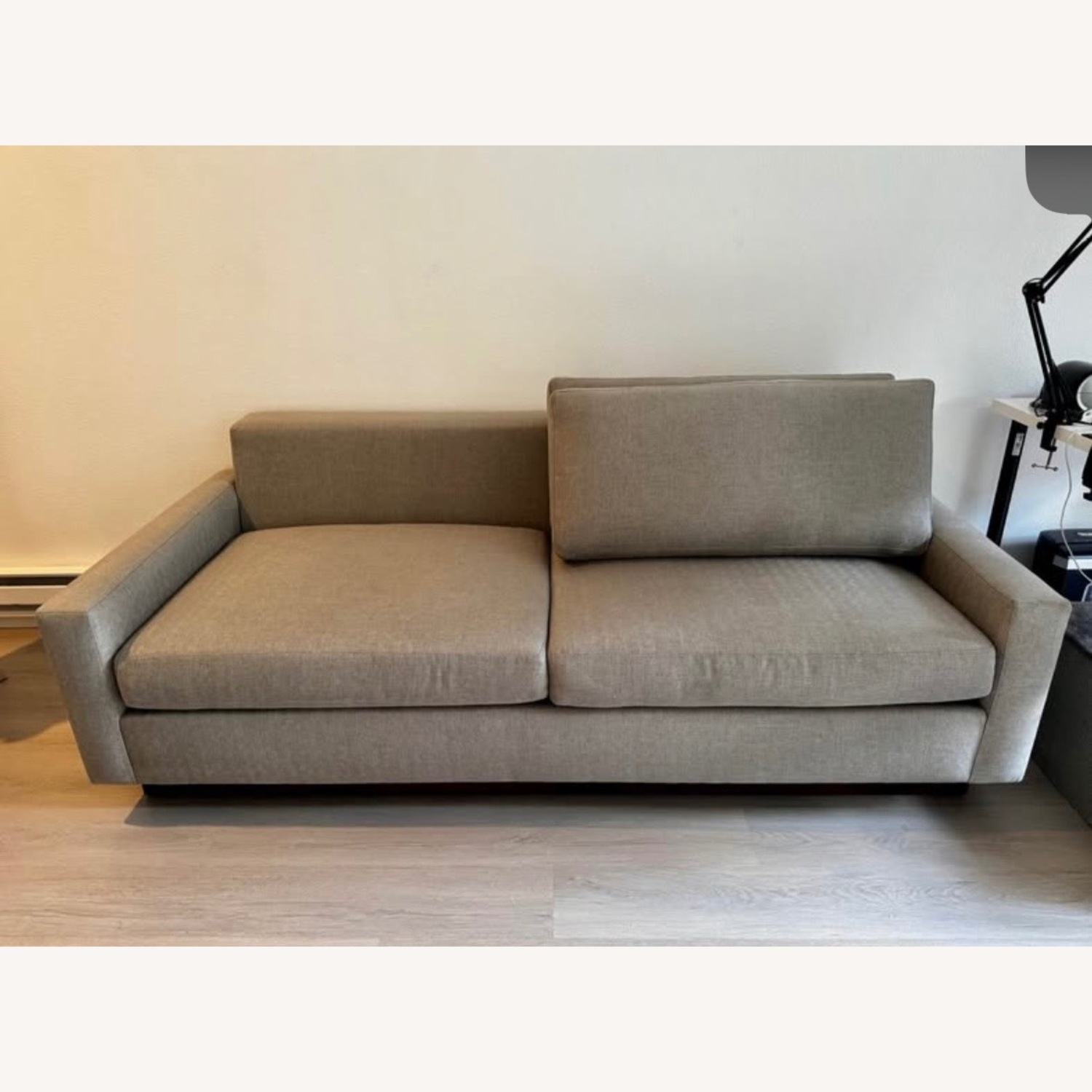 Room & Board Light Gray Fabric 2 Seater Sofa - image-4