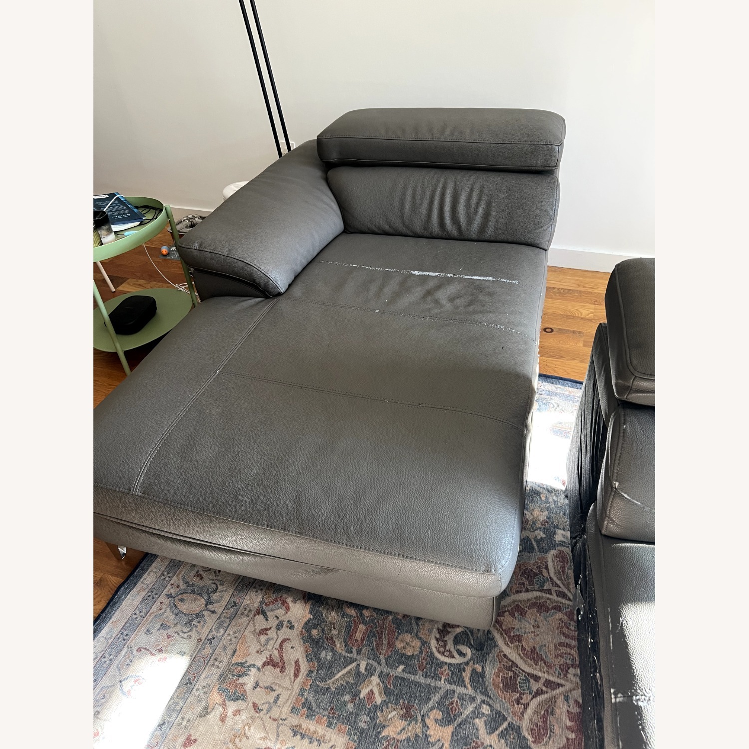 Baxton Studio Dark Gray 2 Piece Sectional - image-5