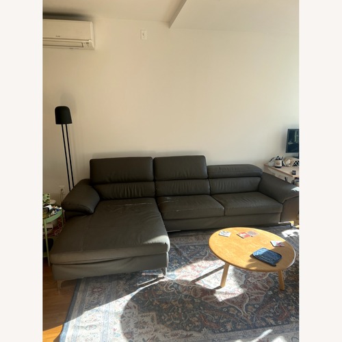 Used Baxton Studio Dark Gray 2 Piece Sectional for sale on AptDeco