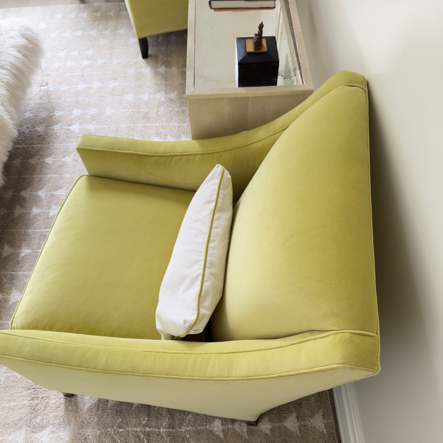 Kravet Custom Velvet Armchair - image-3