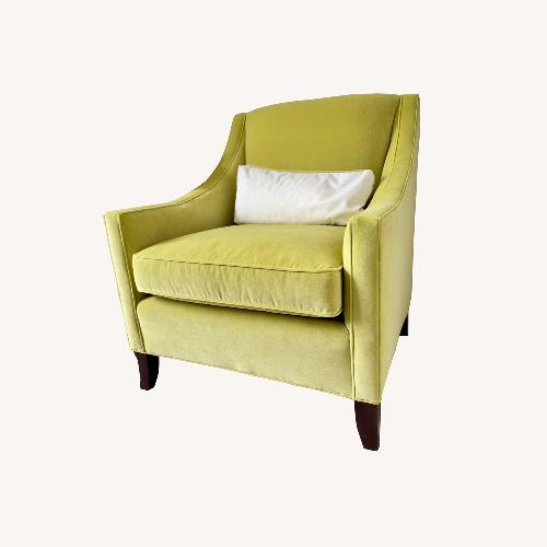 Used Kravet Custom Velvet Armchair for sale on AptDeco