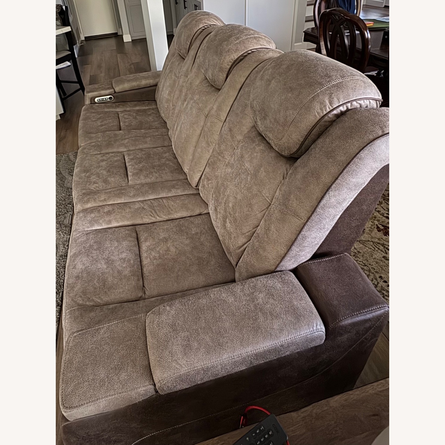 30 Day Old Electric Reclining Couch - image-3