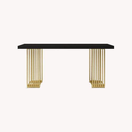 Used Wayfair Light Gray Wood Desk for sale on AptDeco