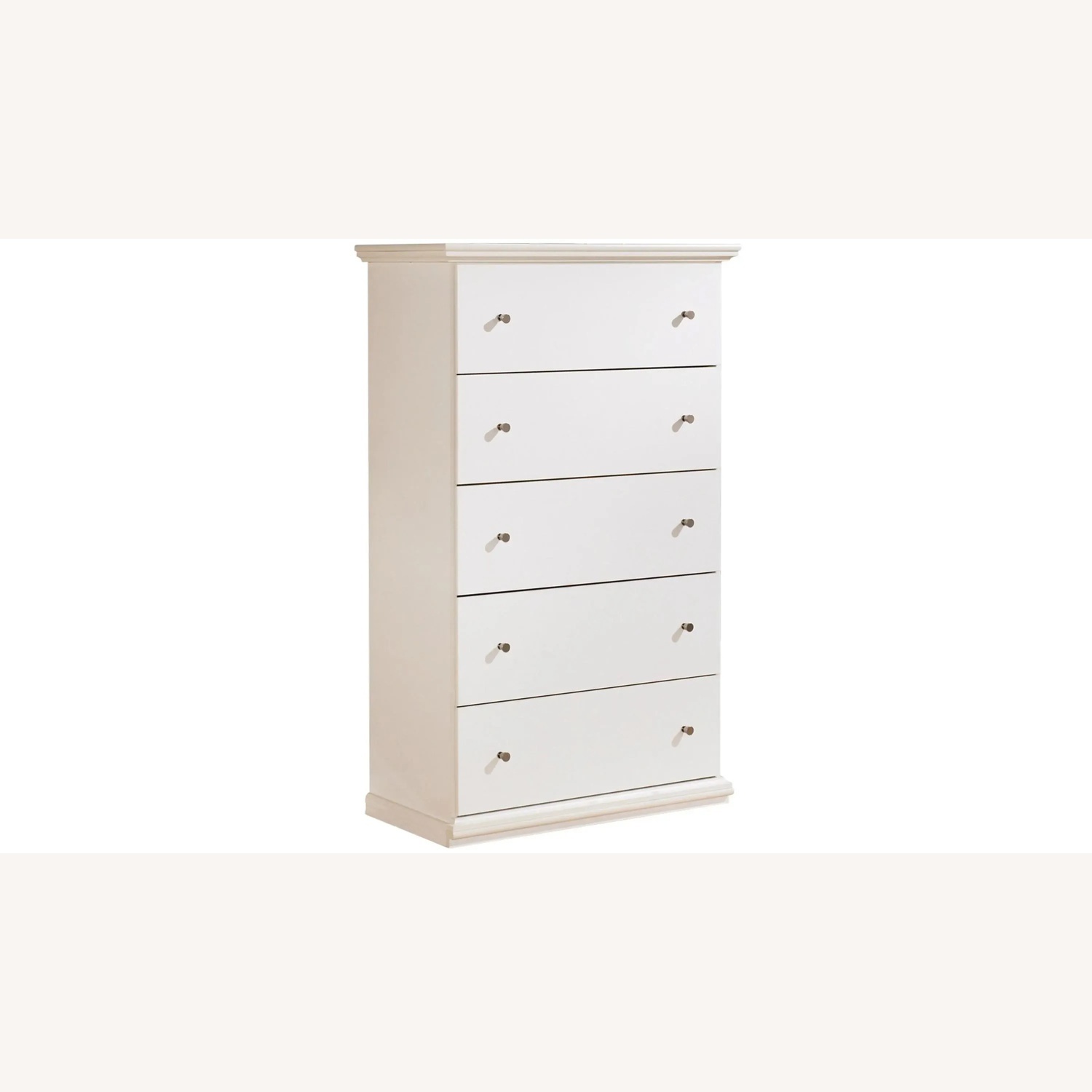 Raymour & Flanigan Adele White Wood Chest - image-0
