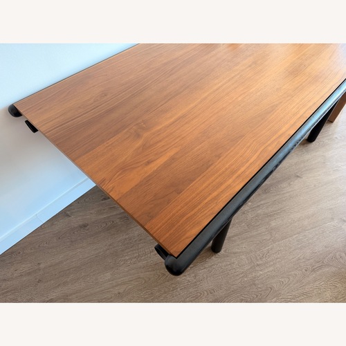 Used CB2 Anacapri Dark Brown Wood Dining Table for sale on AptDeco