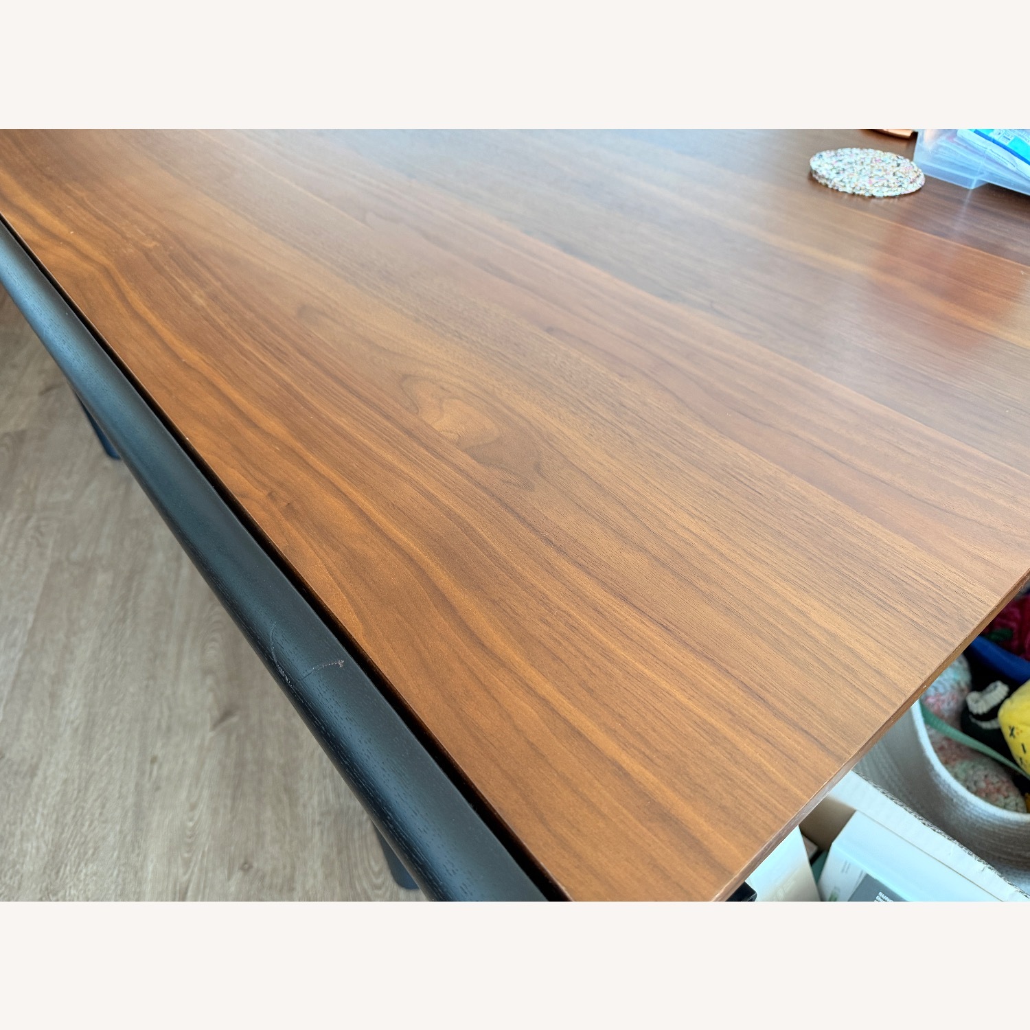 CB2 Anacapri Dark Brown Wood Dining Table - image-2