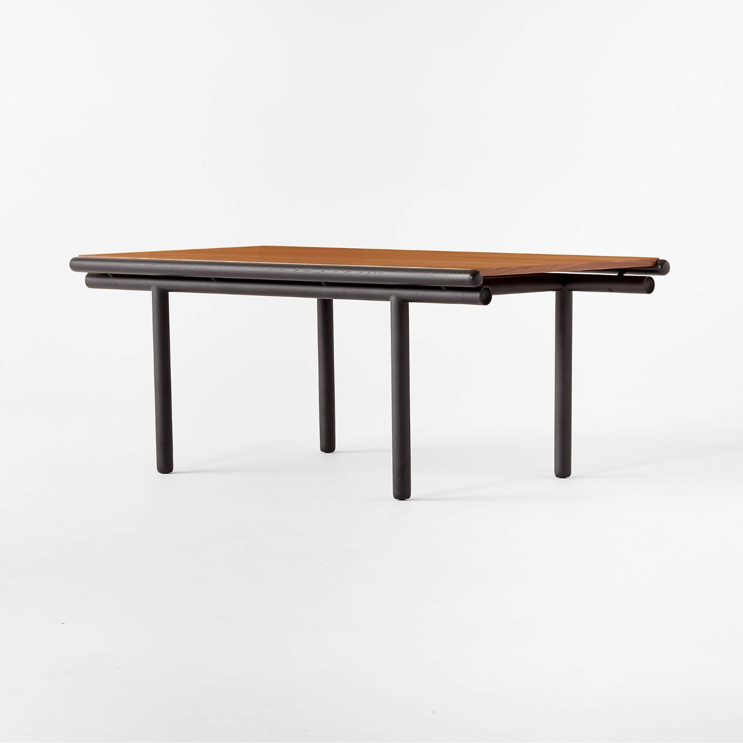 CB2 Anacapri Dark Brown Wood Dining Table - image-0