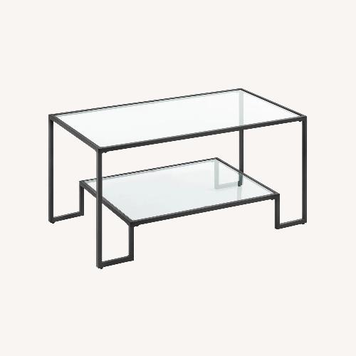 Used Wayfair Nancy Black Stainless Steel Coffee Table for sale on AptDeco