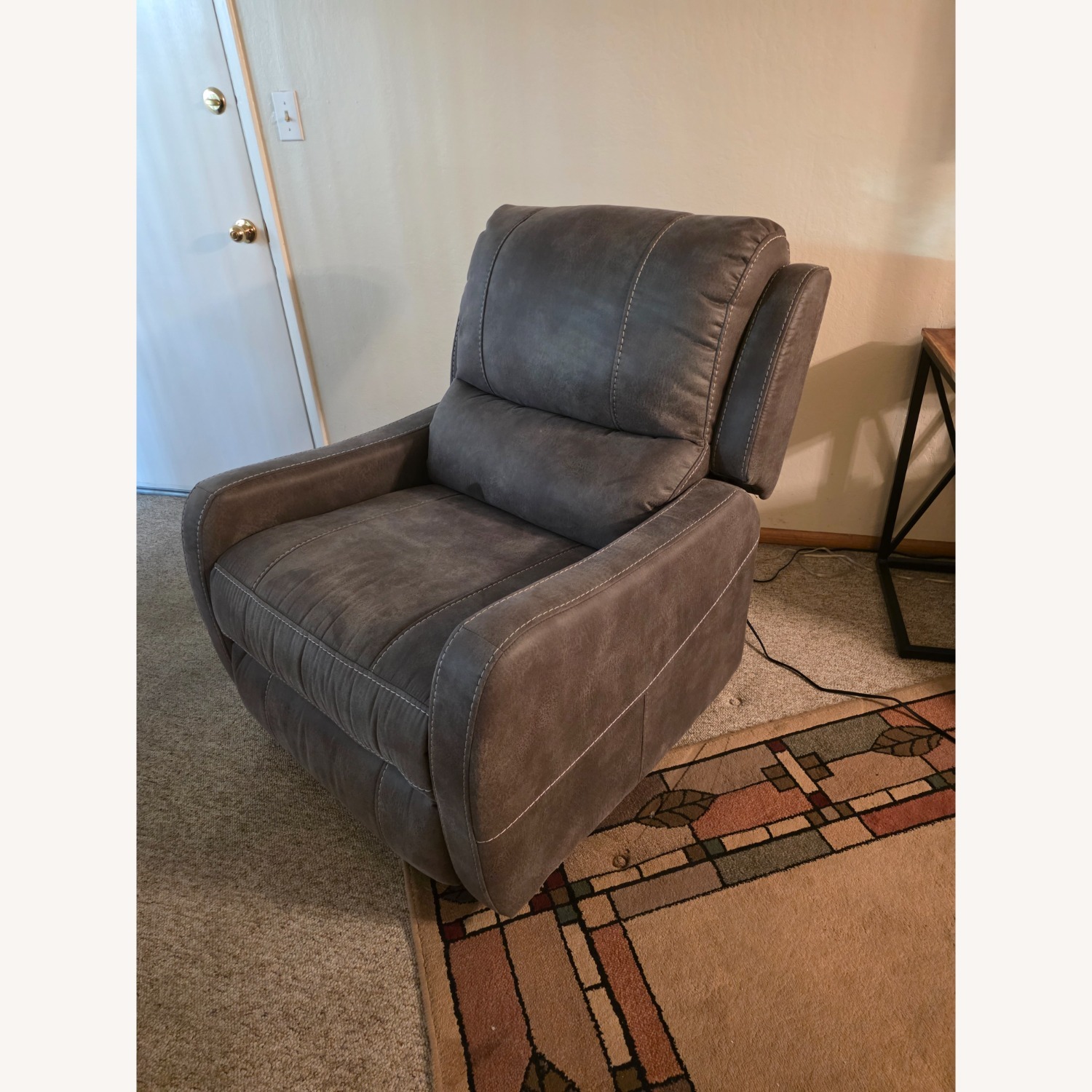 Dark Gray Recliner - image-1
