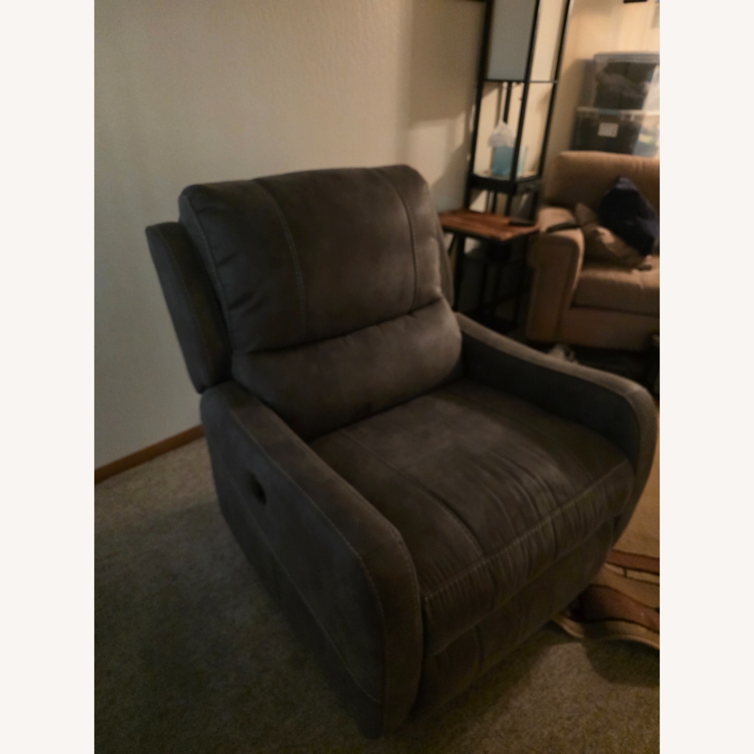 Dark Gray Recliner - image-3
