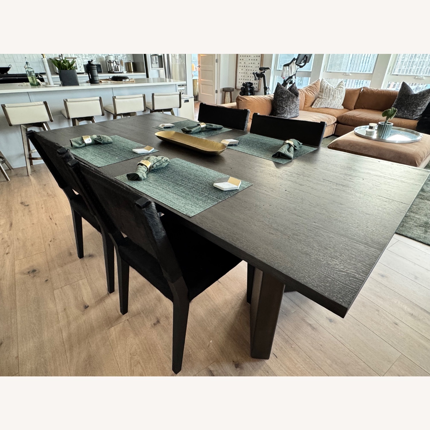 Four Hands Huxley & Villa Dark Brown Wood Dining Sets - image-2