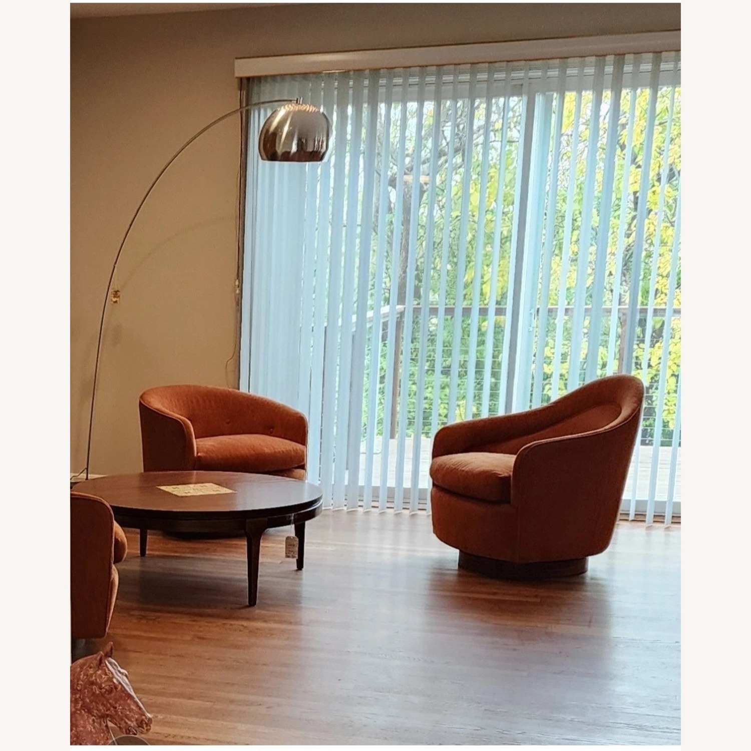 Milo Baughman 3 Barrel Launge Chairs - image-7