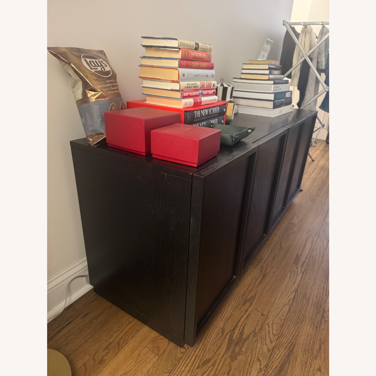 Joss & Main Hudson Black Wood Media Storage - image-3