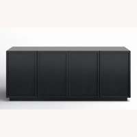 Joss & Main Hudson Black Wood Media Storage