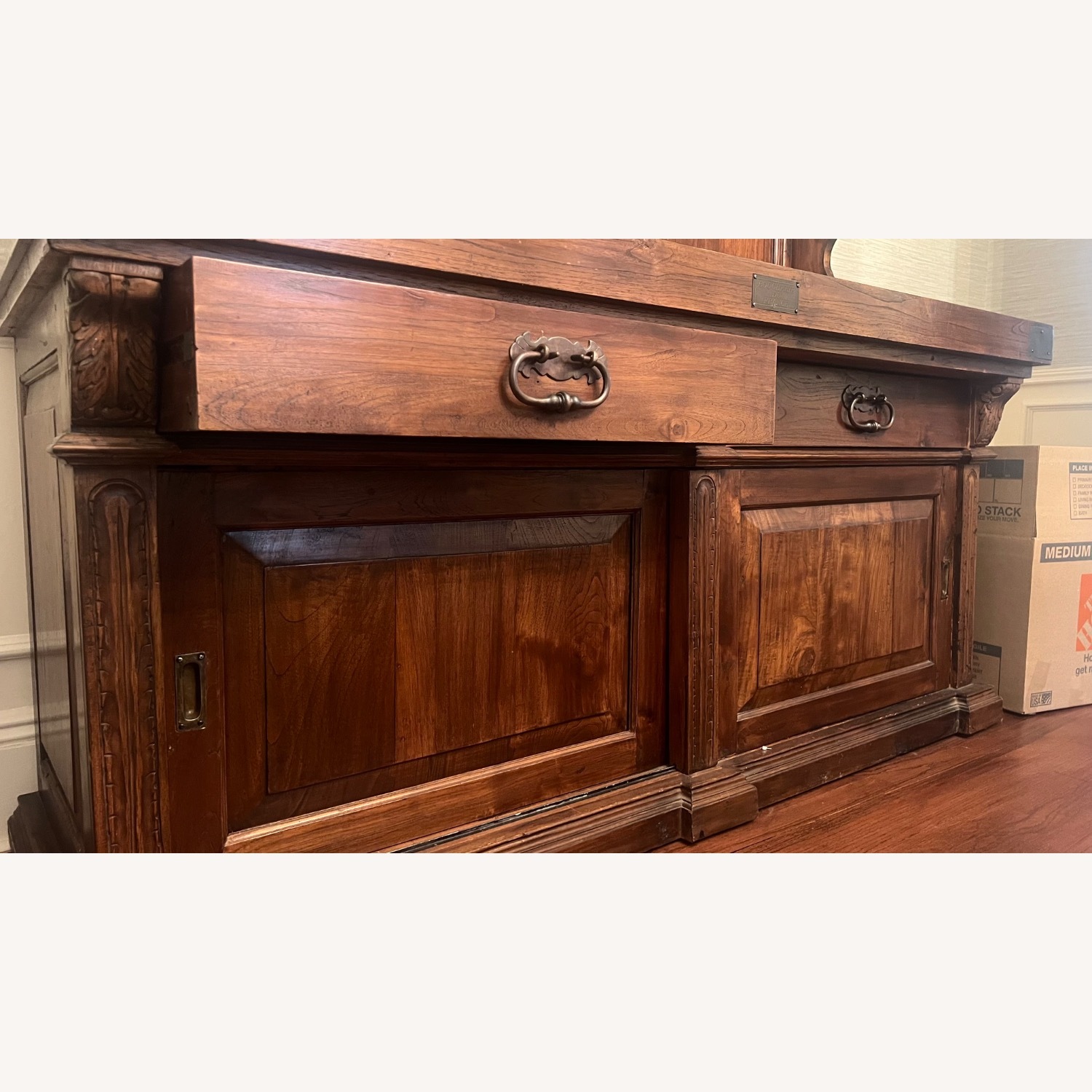 Reproduction French Sideboard/Hutch - image-4