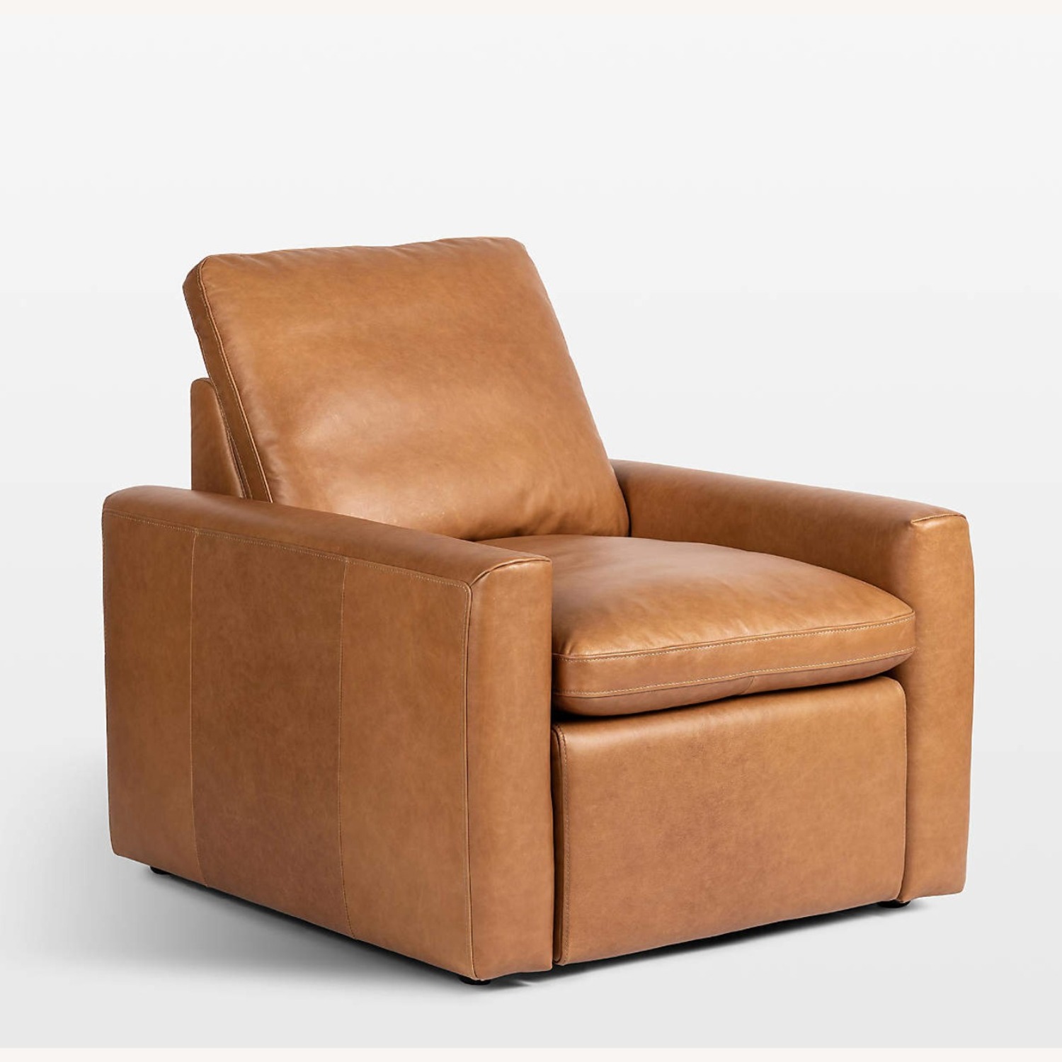 Crate & Barrel Tillery Collection Leather Recliner - image-4