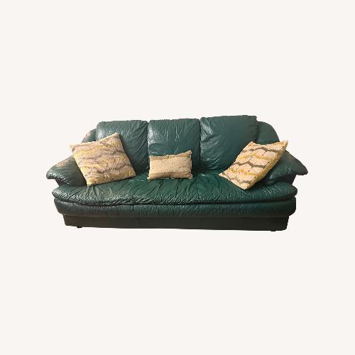 Used Natuzzi  Green 3+ Seater Sofa for sale on AptDeco