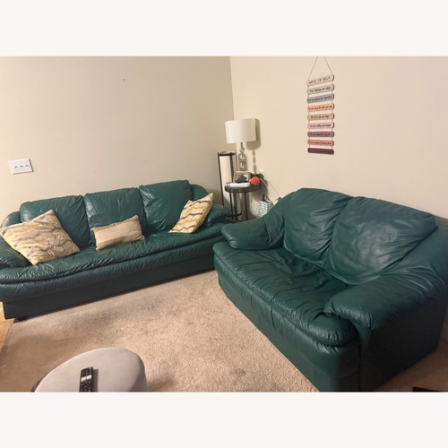 Used Natuzzi  Green 3+ Seater Sofa for sale on AptDeco