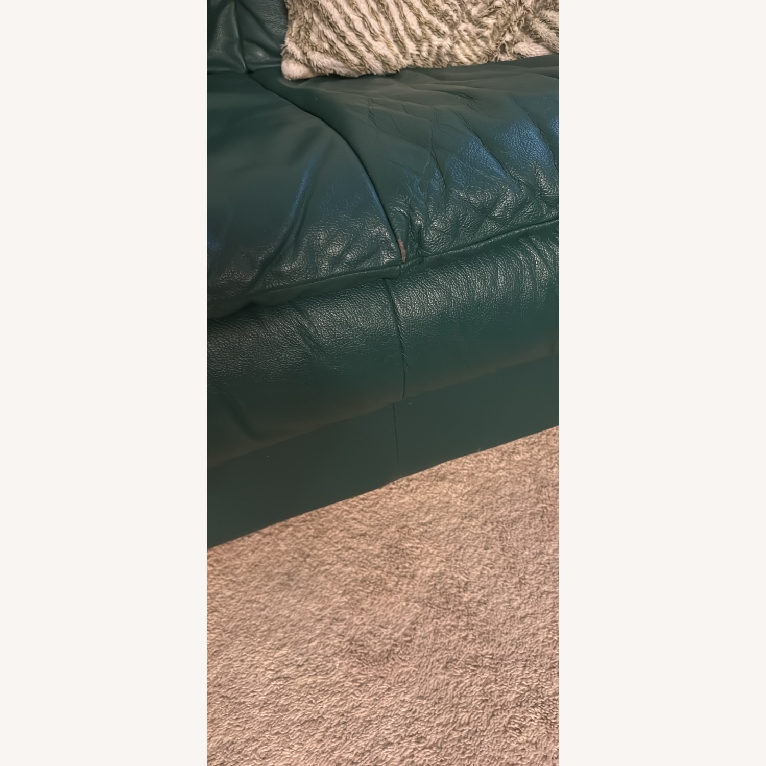 Natuzzi  Green 3+ Seater Sofa - image-9