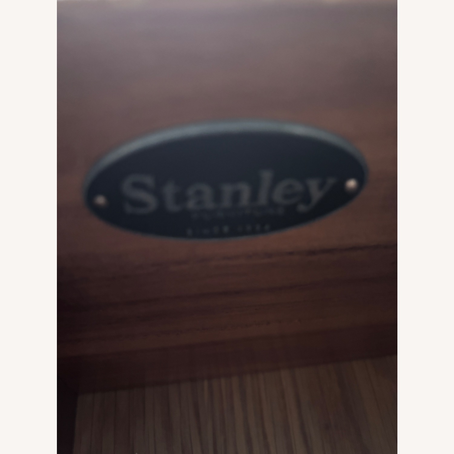 Stanley Furniture Light Gray Wood Dresser - image-3
