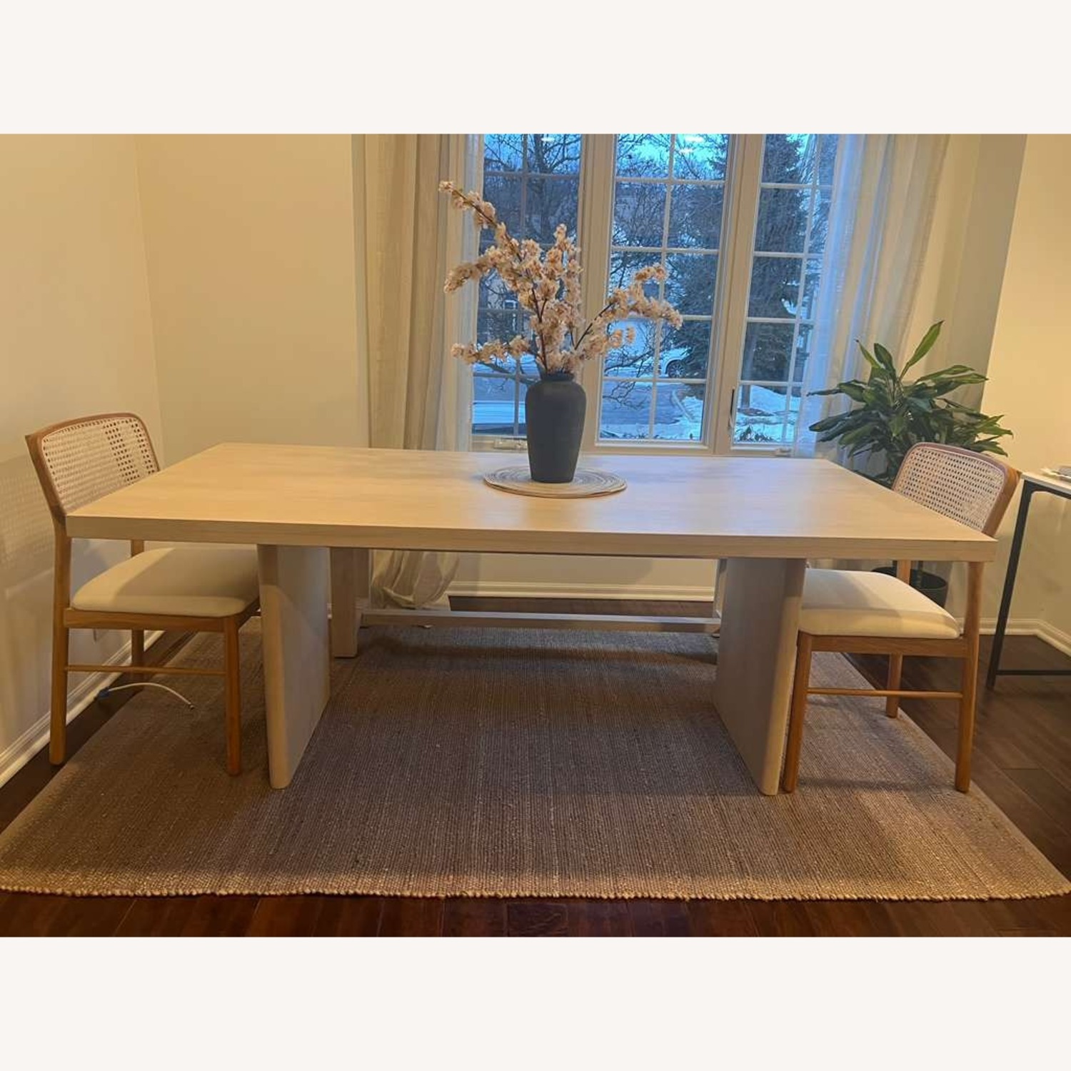 Pottery Barn Cayman Wood Dining Table - image-1