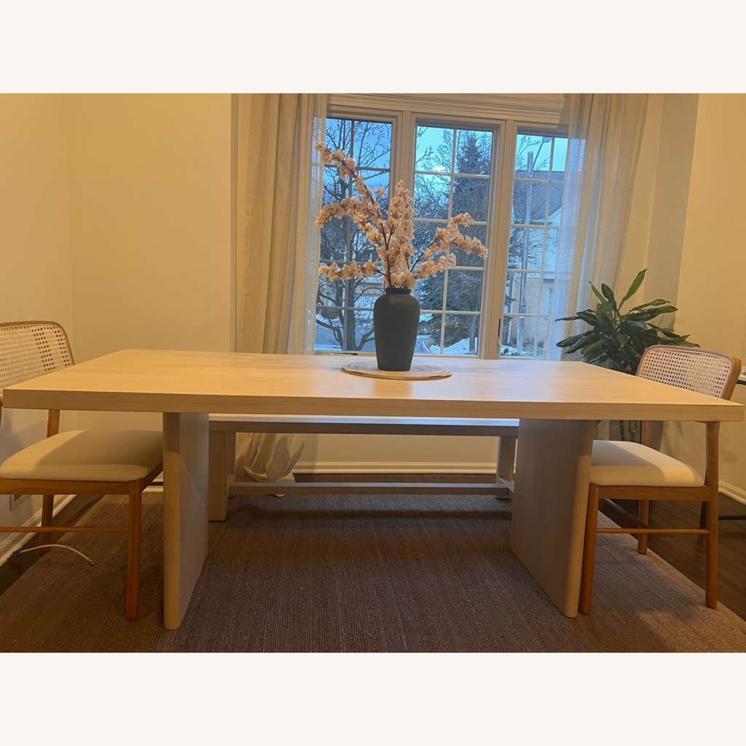 Pottery Barn Cayman Wood Dining Table - image-3