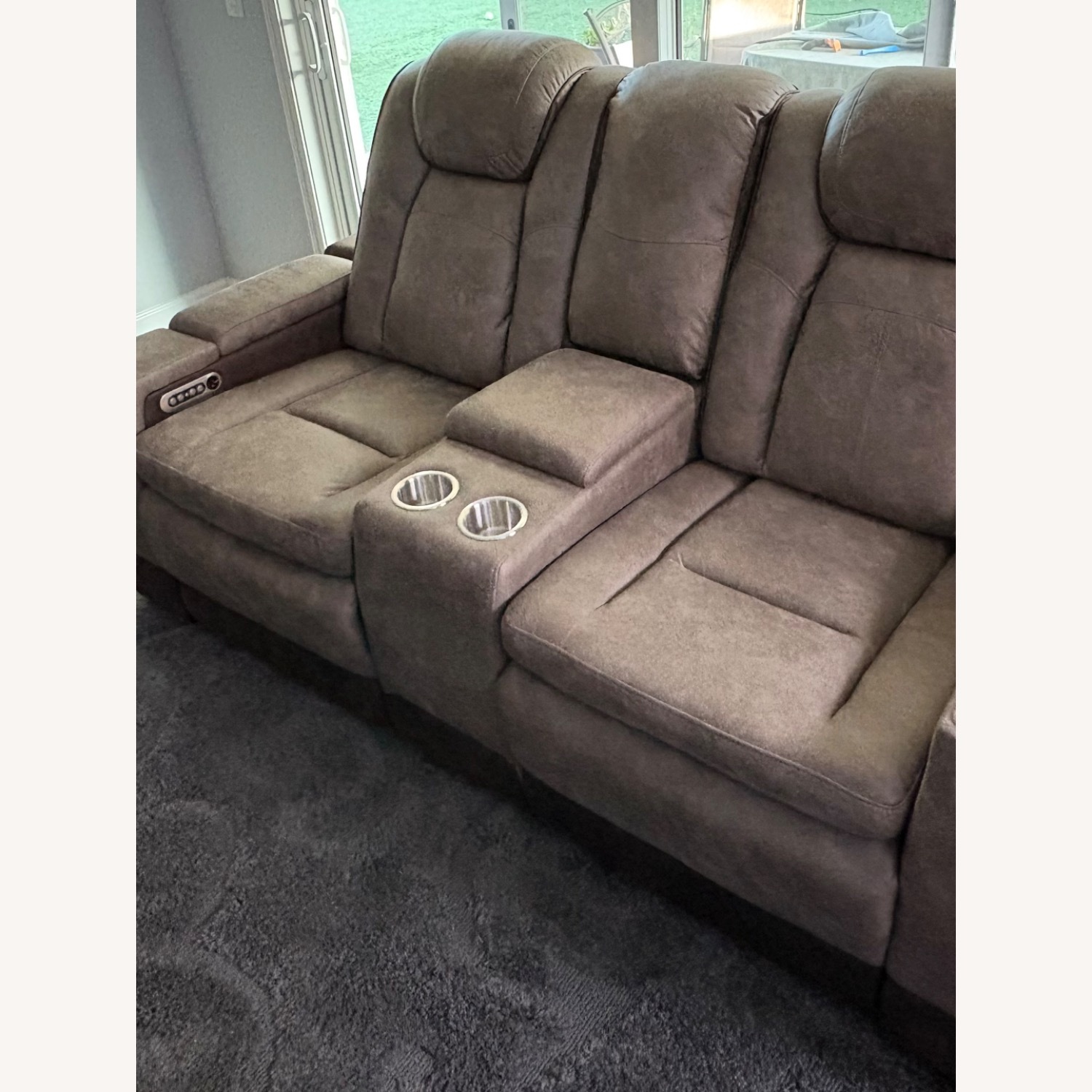 Electric Reclining Loveseat - image-3