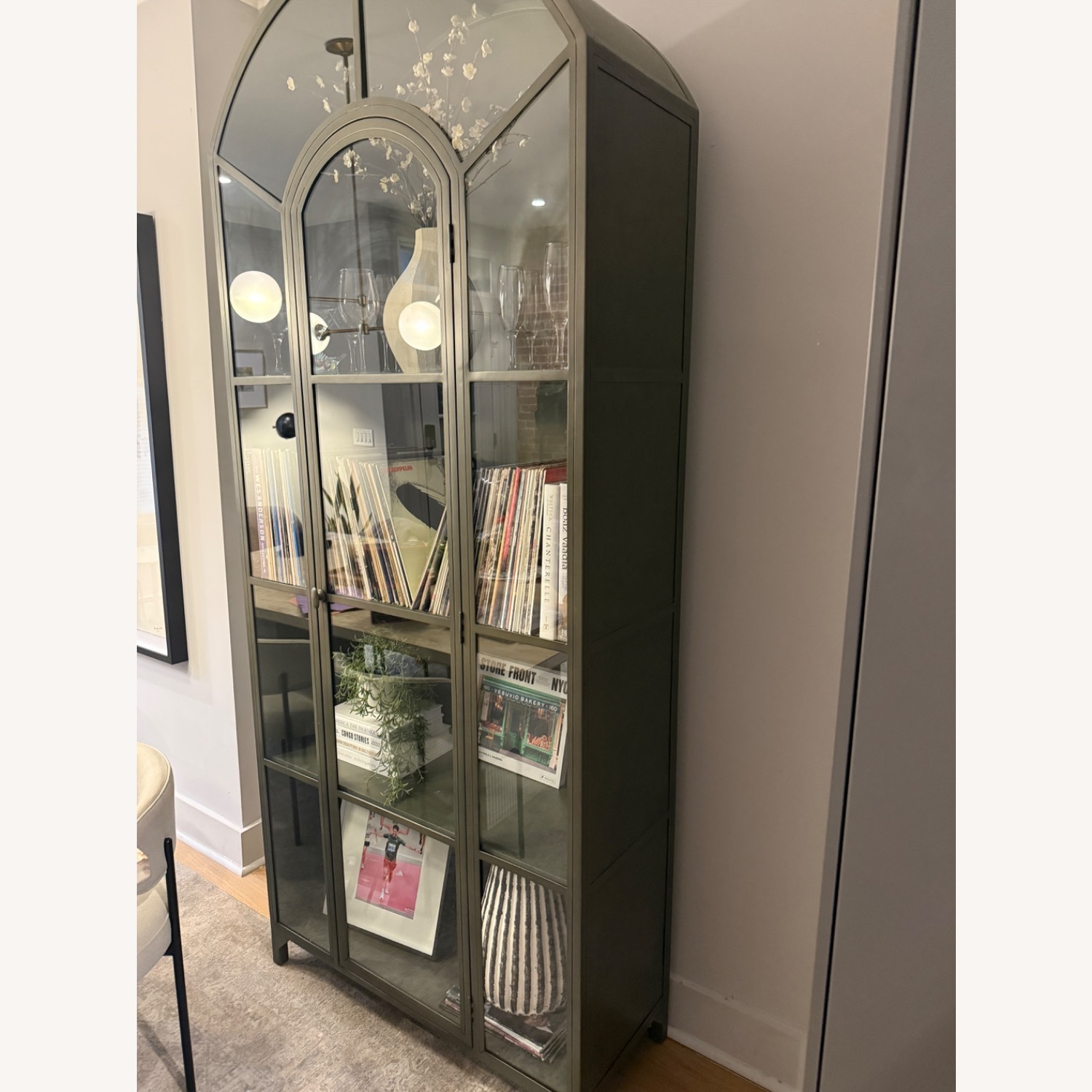 Found Hands Gunmetal Cabinet - image-3