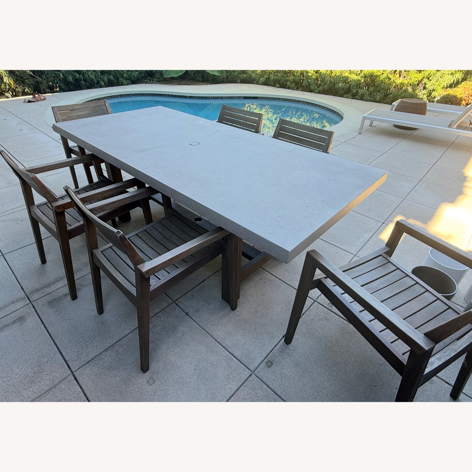 Crate & Barrel Abaco Natural Wood Patio Furniture - image-5