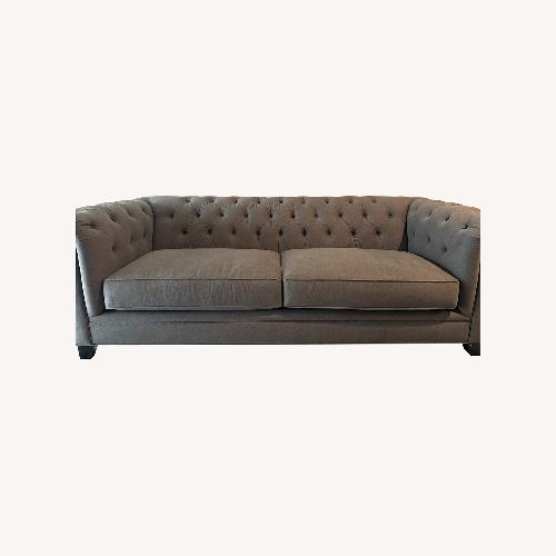 Used Jonathan Louis Furniture Patterson Dark Gray Chaise Lounge for sale on AptDeco