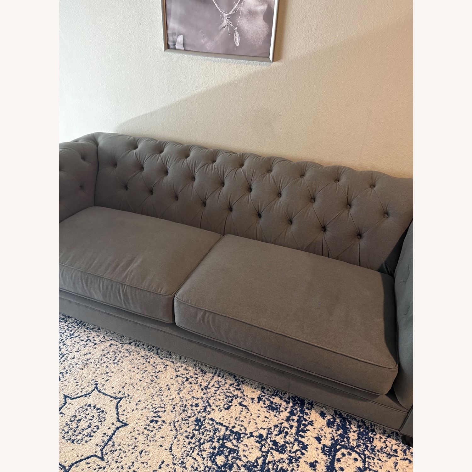 Jonathan Louis Furniture Patterson Dark Gray Chaise Lounge - image-2