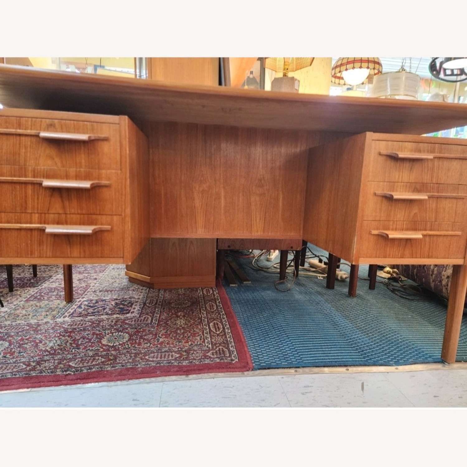 Vintage Teak Desk Denmark - image-7