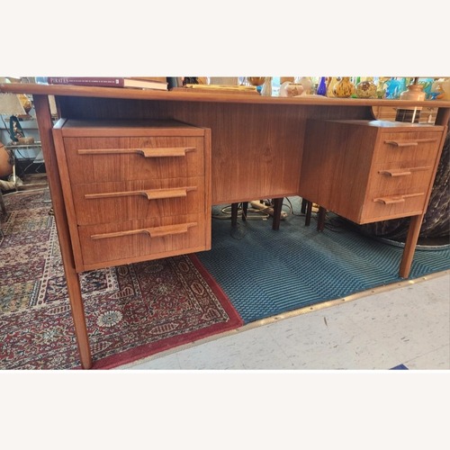Used Vintage Teak Desk Denmark for sale on AptDeco
