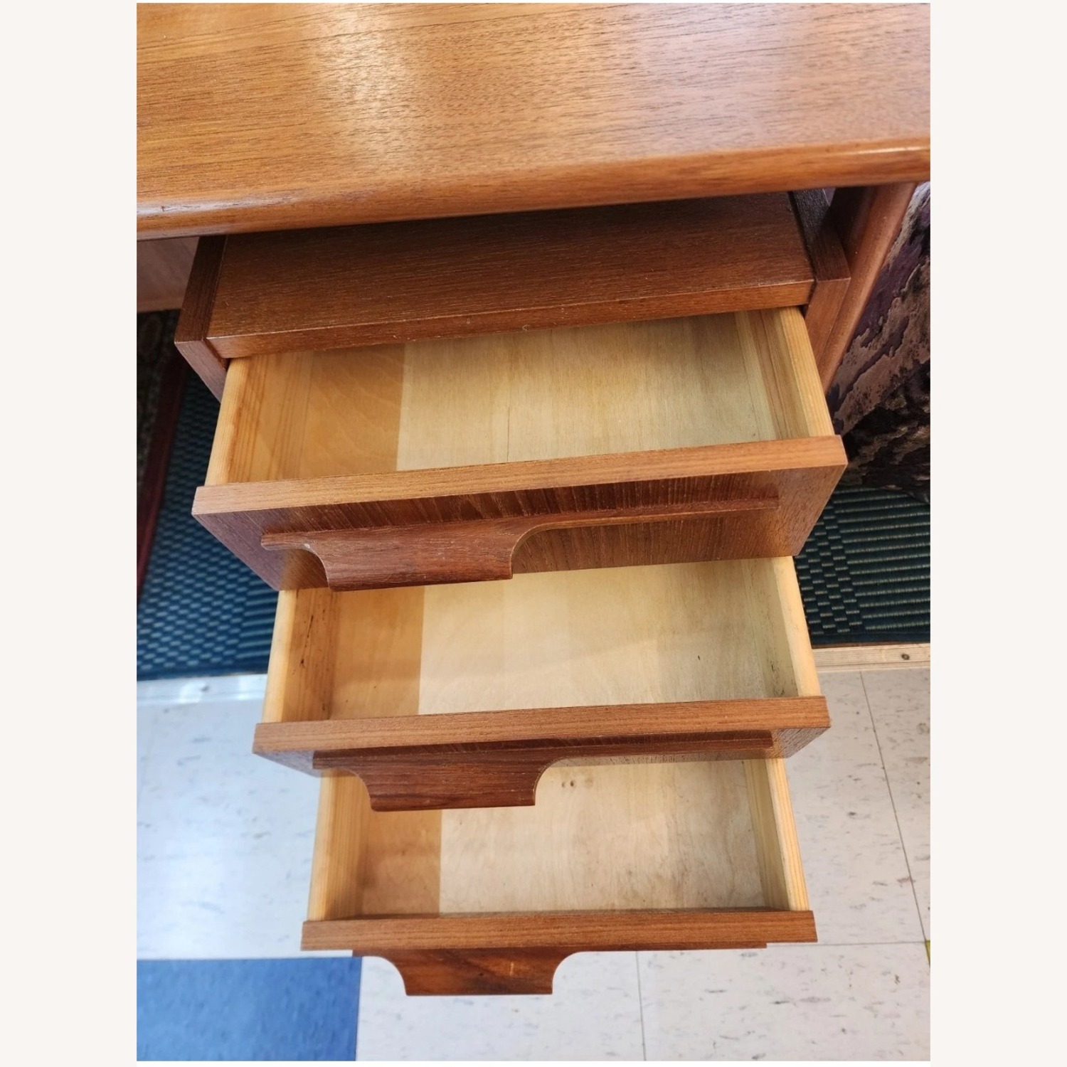 Vintage Teak Desk Denmark - image-13
