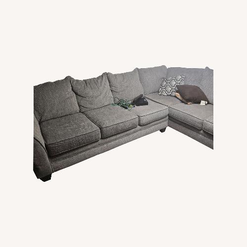 Used Dark Gray 2 Piece Sectional for sale on AptDeco