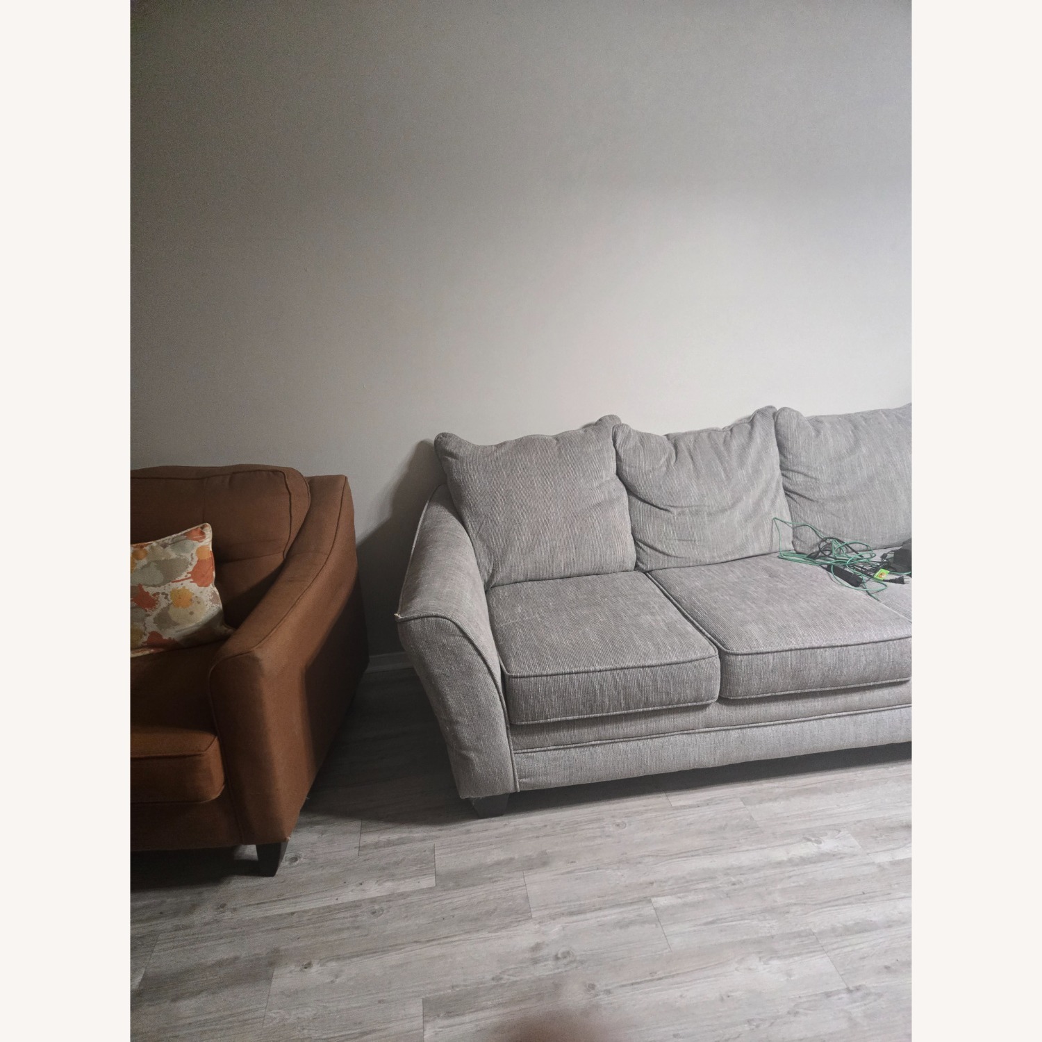 Dark Gray 2 Piece Sectional - image-5