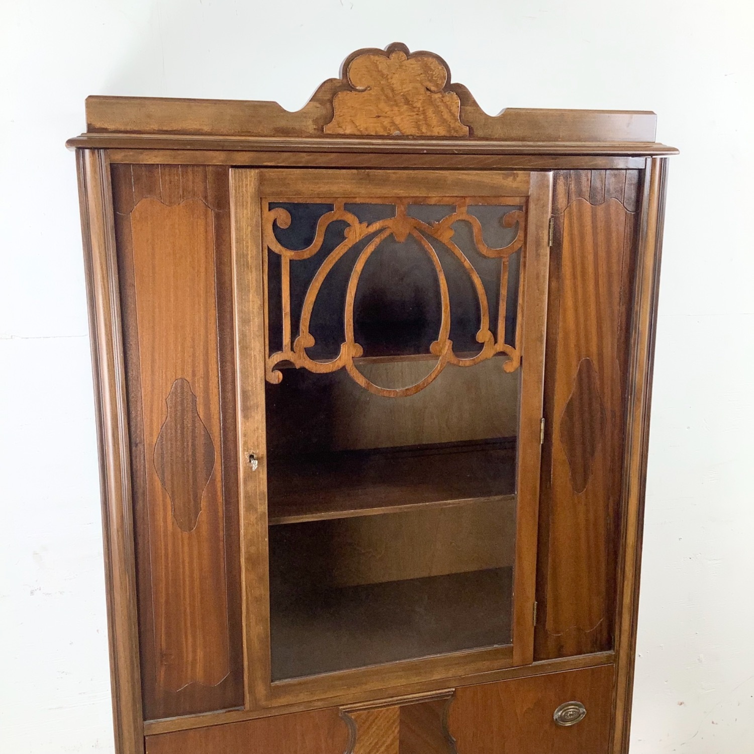 Early 20th Century Glass Front Display Cabinet - image-1