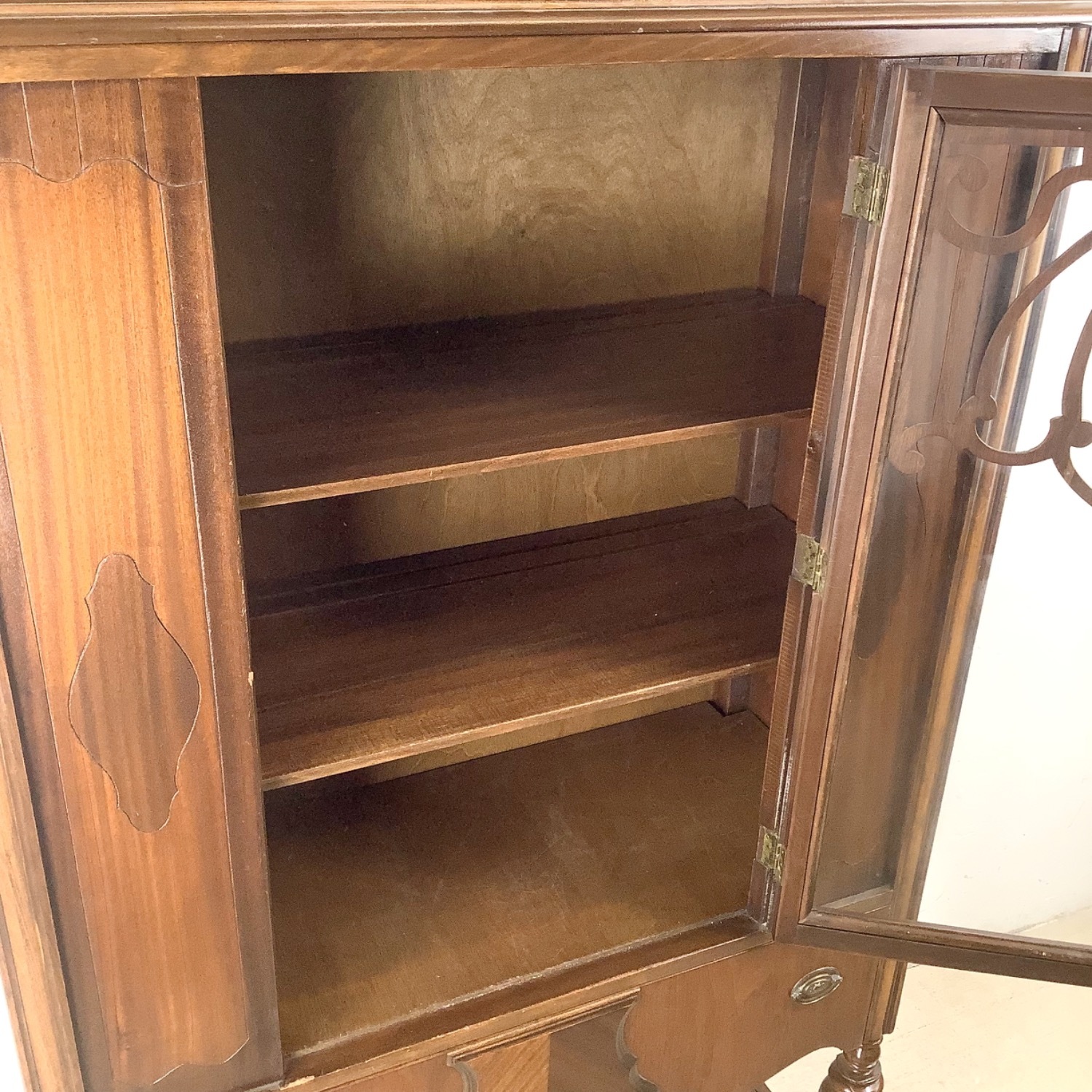Early 20th Century Glass Front Display Cabinet - image-5