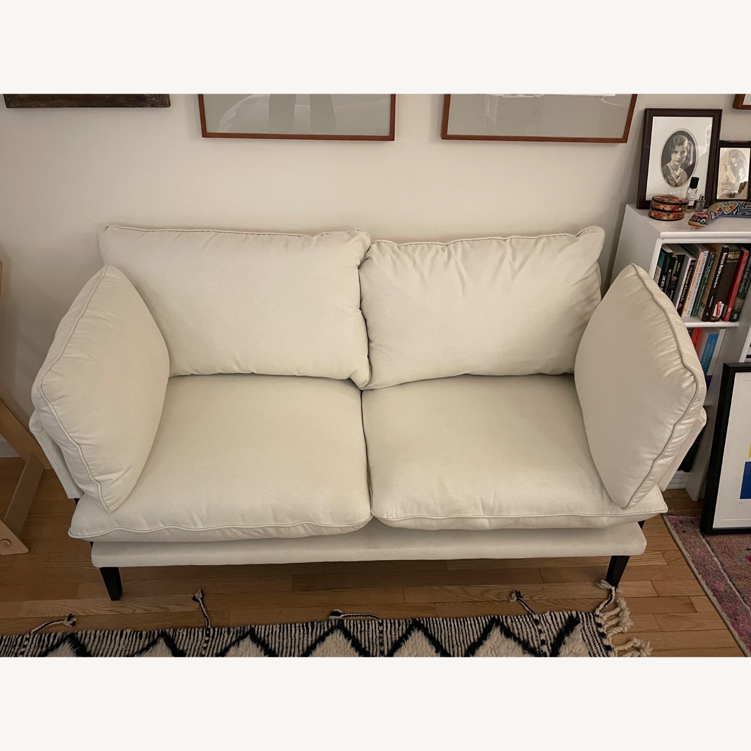 Floyd Oat Fabric Loveseat - image-1