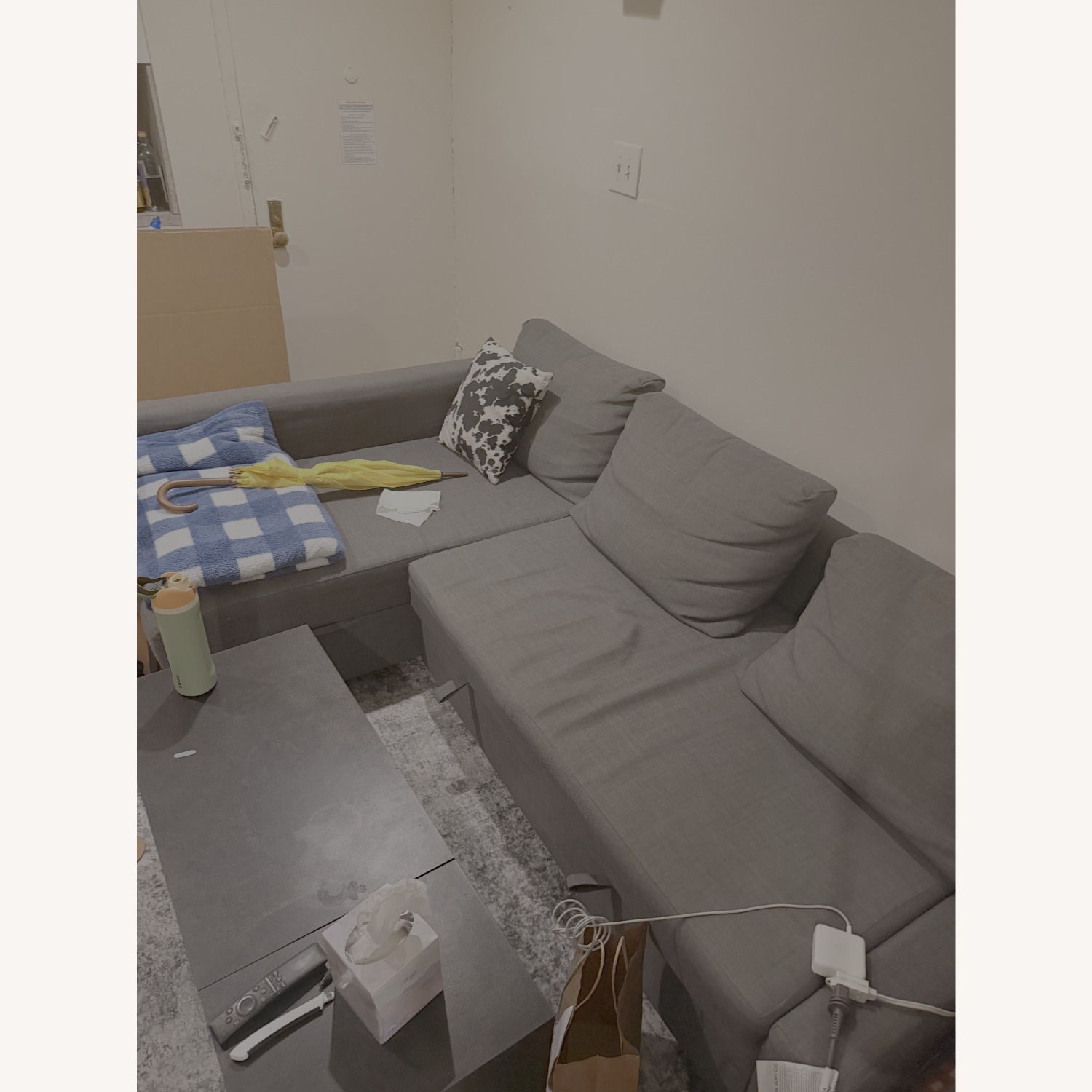IKEA Friheten Grey Sofa - image-1