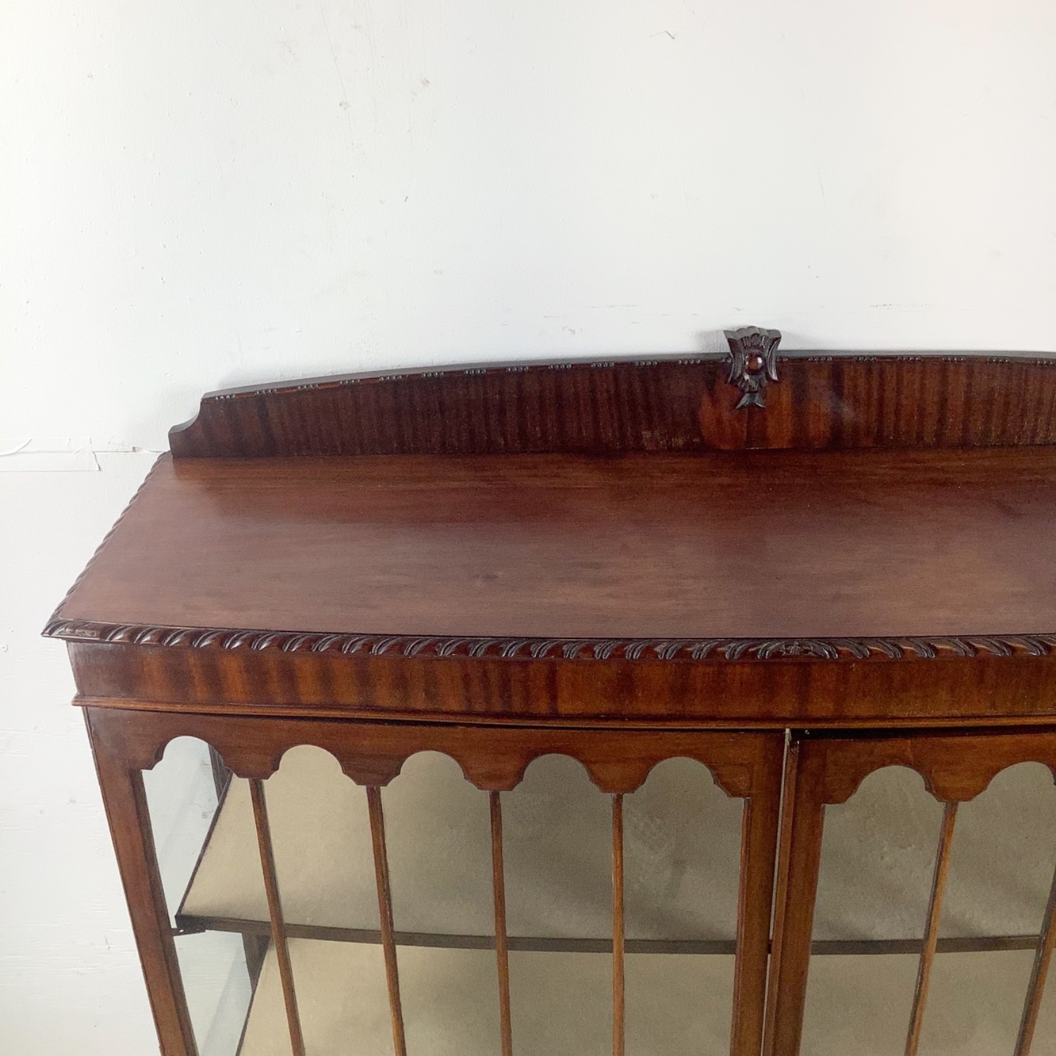 Chippendale Revival Mahogany Display Cabinet - image-3