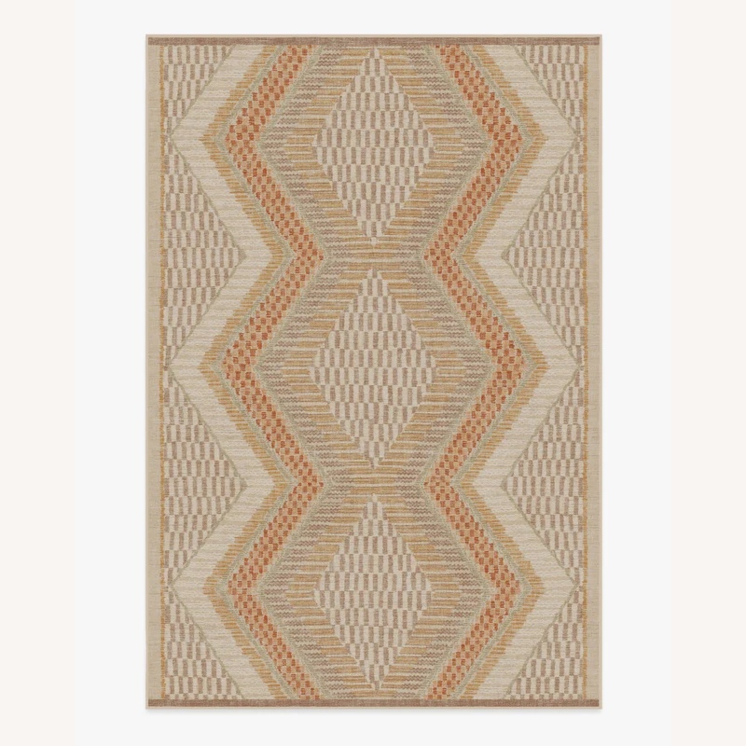 Etta Natural & Terra Flatwoven Rug 10X14 - image-5