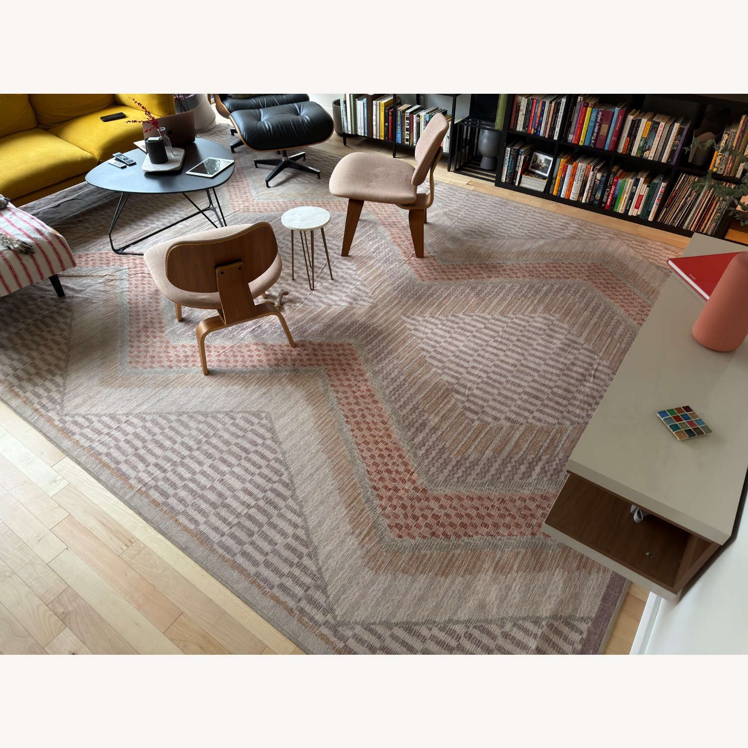 Etta Natural & Terra Flatwoven Rug 10X14 - image-1