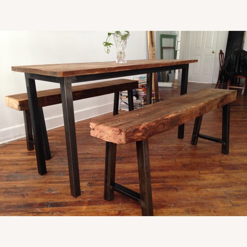 Used Handmade Farm Style Dining Table for sale on AptDeco