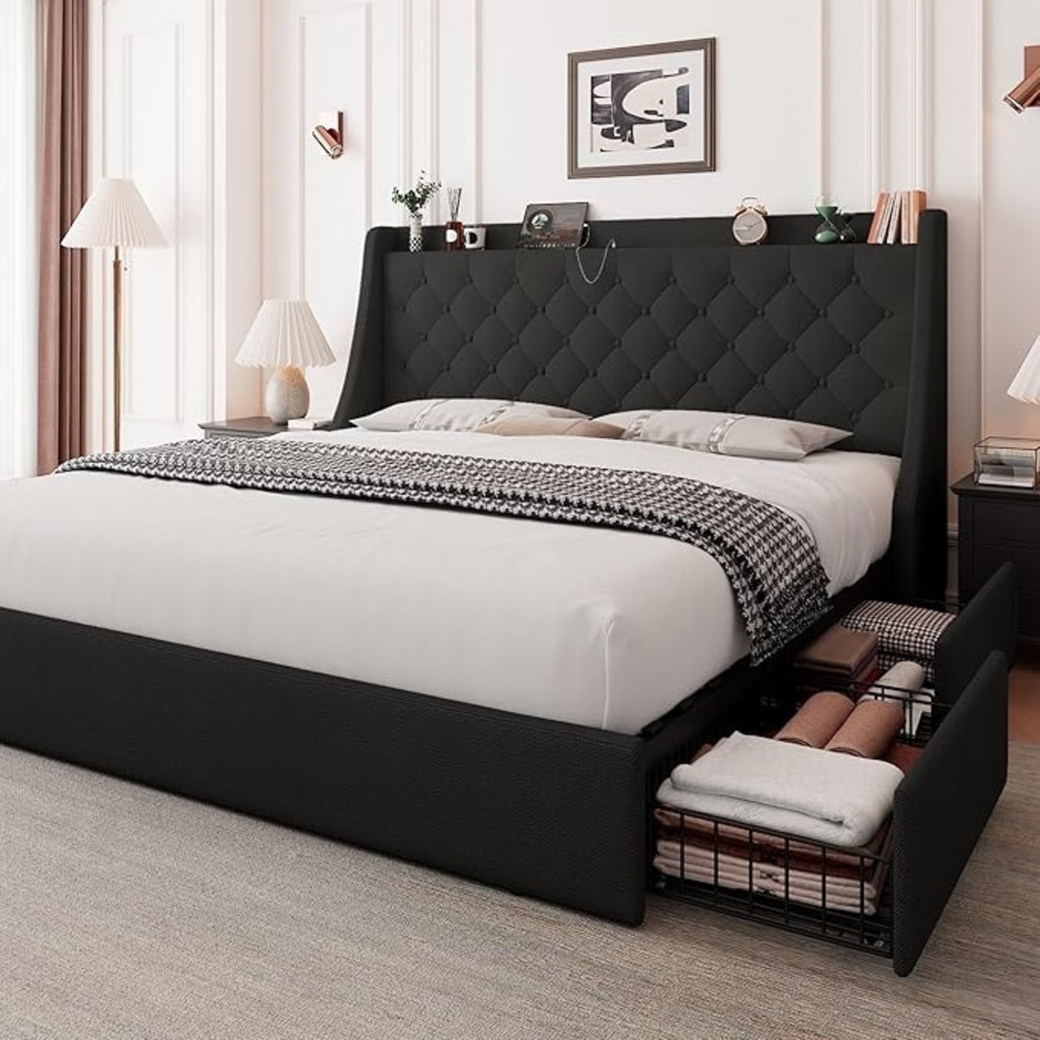 Amazon King Size Bed Frame - image-8
