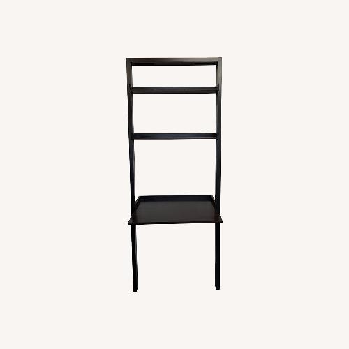 Used Crate & Barrel Sloane Leaning Desk in Espresso Finish for sale on AptDeco