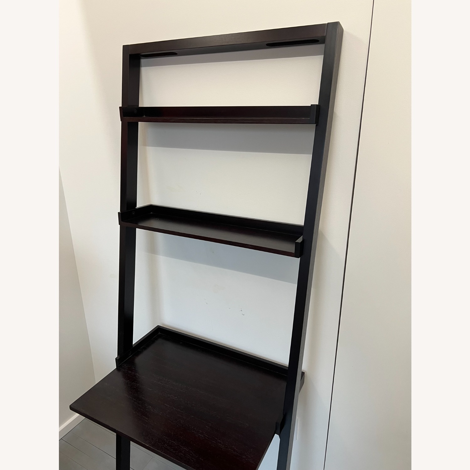 Crate & Barrel Sloane Leaning Desk in Espresso Finish - image-4