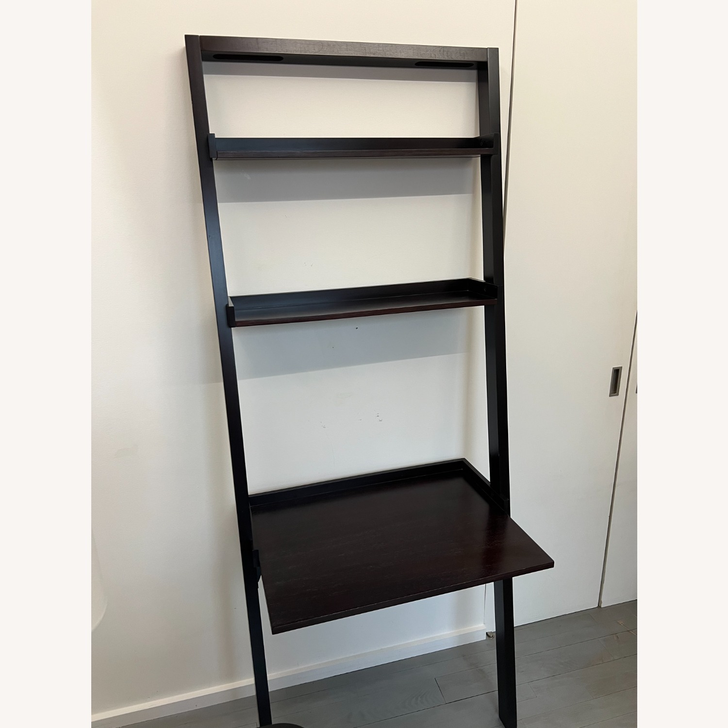 Crate & Barrel Sloane Leaning Desk in Espresso Finish - image-3