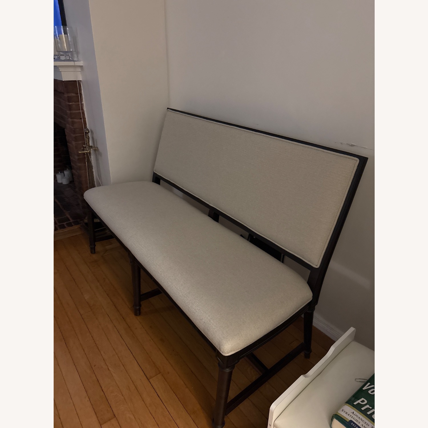 American Furniture Manufacturing Natural Bench - image-2